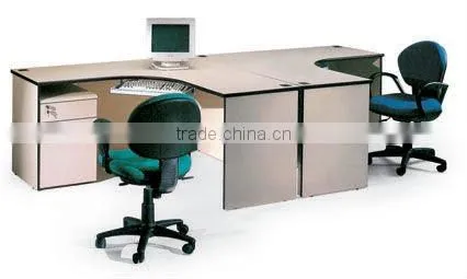 wooden computer desk