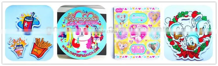3D colorful epoxy crystal glass fridge magnet