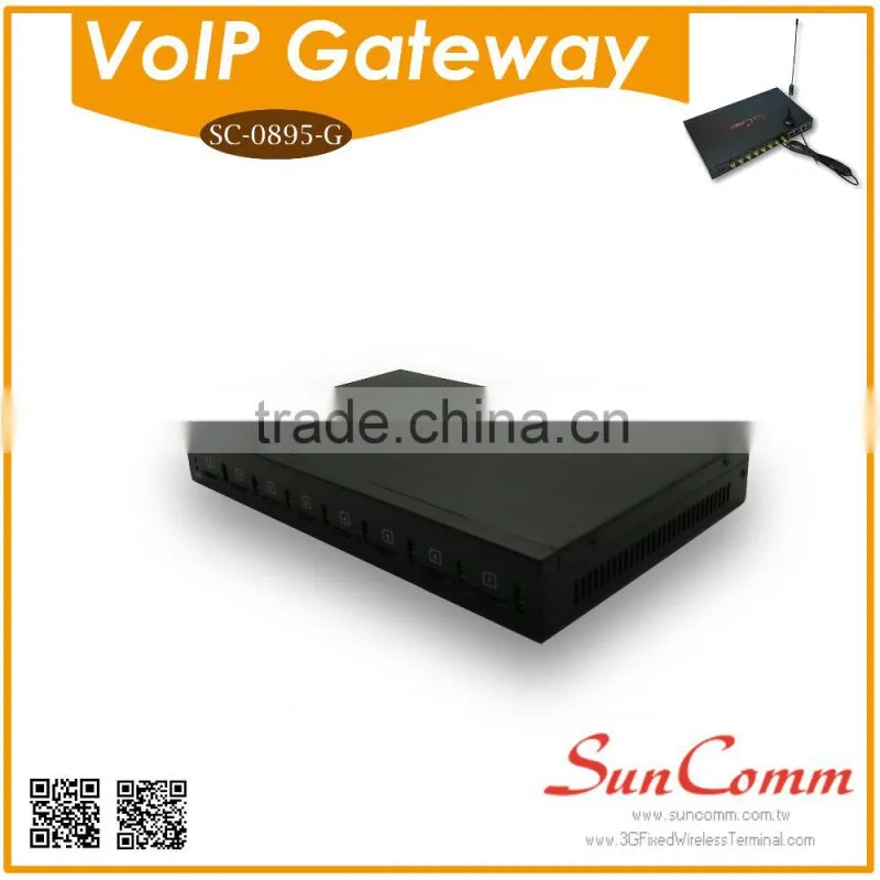 SC-0895-G cheap high quality 4 sim VoIP Gateway