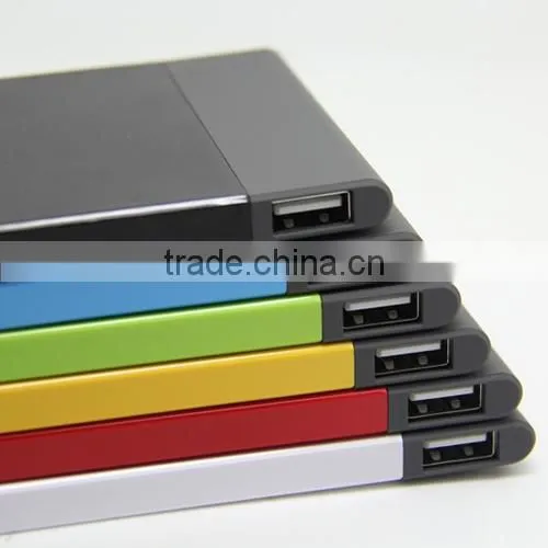 Hot Selling Portable Power Bank Promotional Gift Slim Portable Mobile Power Bank 4600mah
