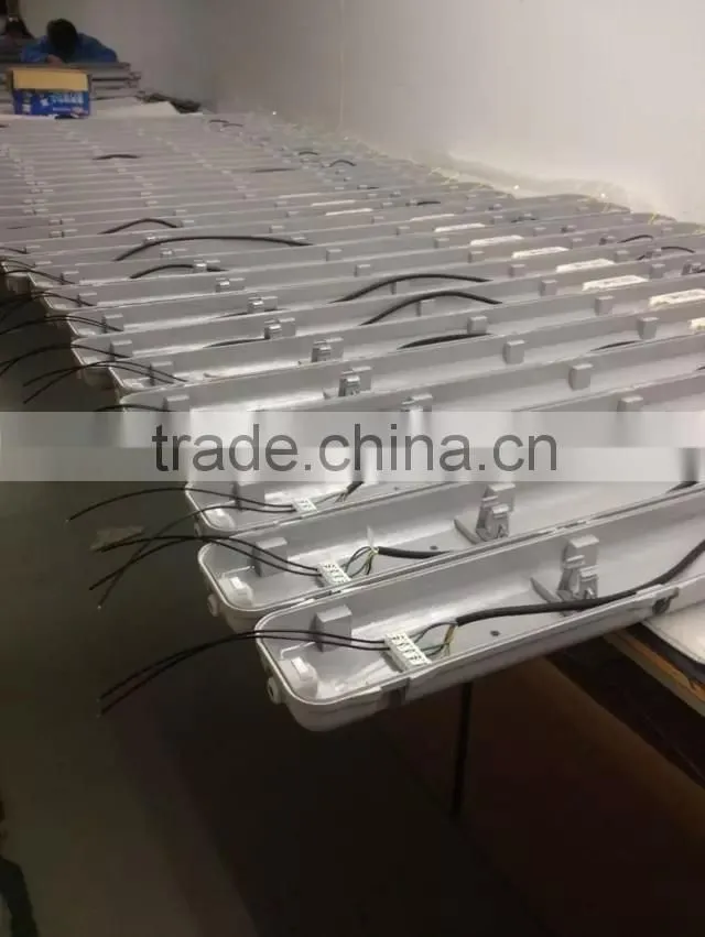 2x18w 2x9w led tri-proof light fixture 100lm/w waterproof