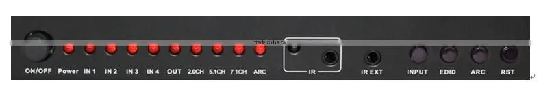 Hot sale 3 by 1 HDMI Switcher with ARC, HDMI 1.4
