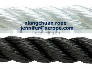 3 strands polyester rope dia 5mm--65mm