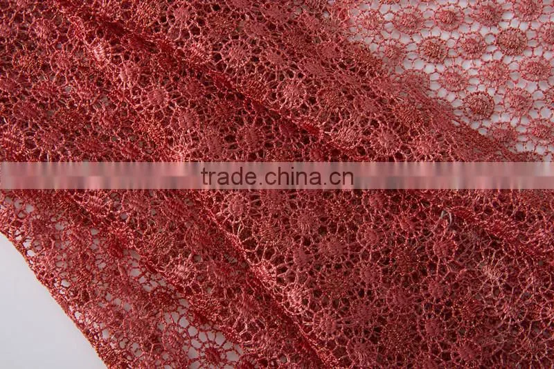 Professional Cotton Polyester Eyelet Embroidery Lace Fabric French Wedding Dress Lace African Net Lace Fabrics Chemical Lace