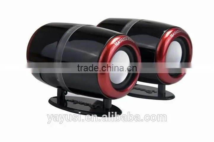 High Gloss Surface 2.0 CH USB Mini Computer Speaker For Laptop, 5W*2
