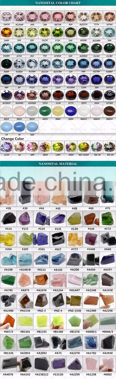 Wholesale Russia Nanosital #A597 color sapphire rectangle cut for jewelry marking