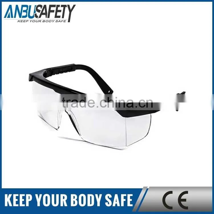 CE EN166 and ANSI Z87.1 industrial safety glasses