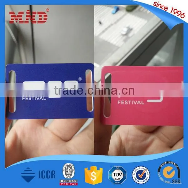 MDWW28 13.56Mhz passive RFID woven Christmas wristband