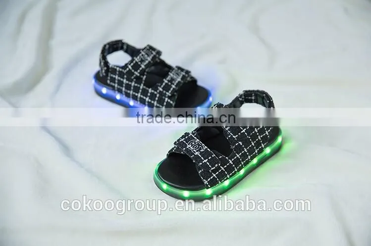 light up sandal shoes 2016 new style fashion shoes