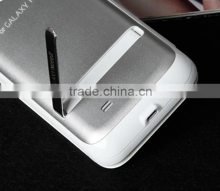 Rechargeable 4200mAh Power Bank With Flip Cover Case For Samsung Galaxy Note2 N7100