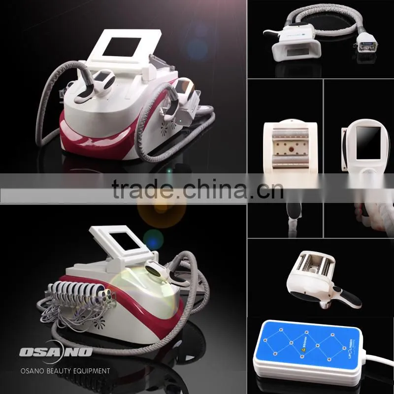 Cryolipolysis vacuum head fat treatment llipo laser ab slimming machine