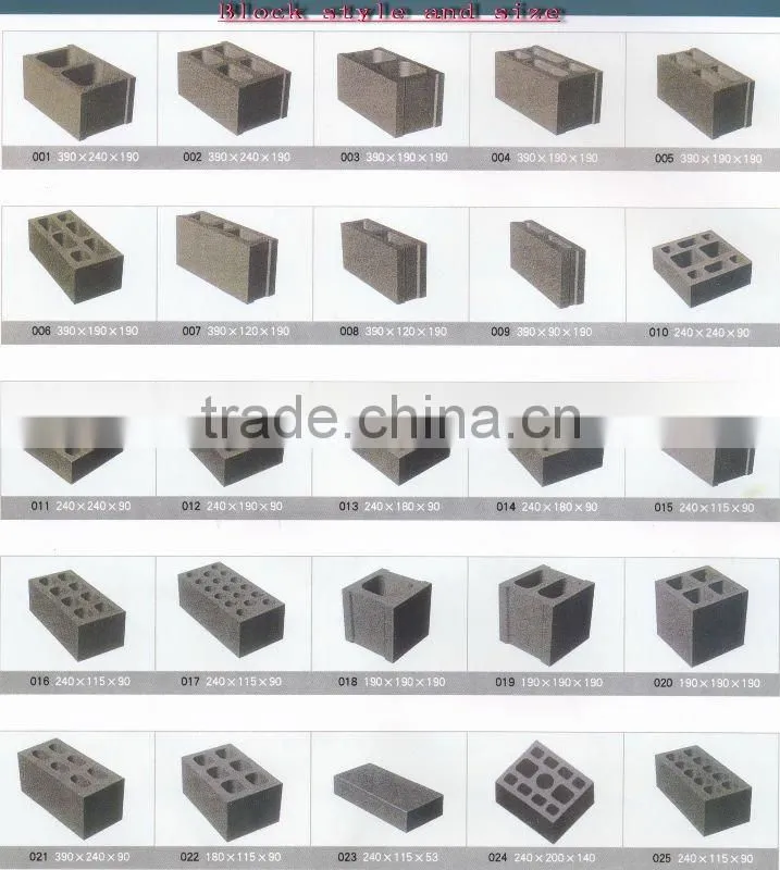 Cheap price QTJ4-26A cement hollow brick making machine concrete solid block shaping construction equipment in China