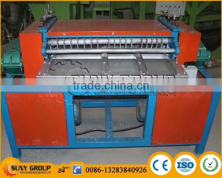 Gold supplier!!!scrap waste Radiator tube peeling machine with factory price