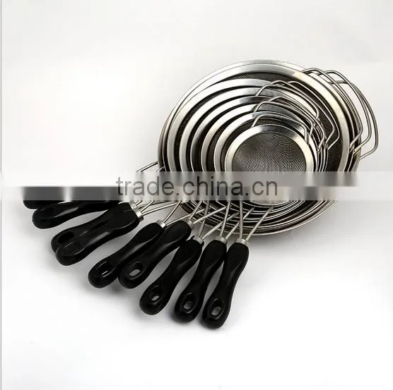 Set of 3 Fine Mesh Stainless Steel Strainers
