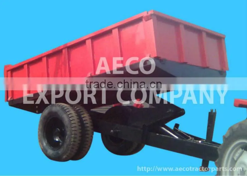 Hydraulic Tipping trailer sutable with MF tractor
