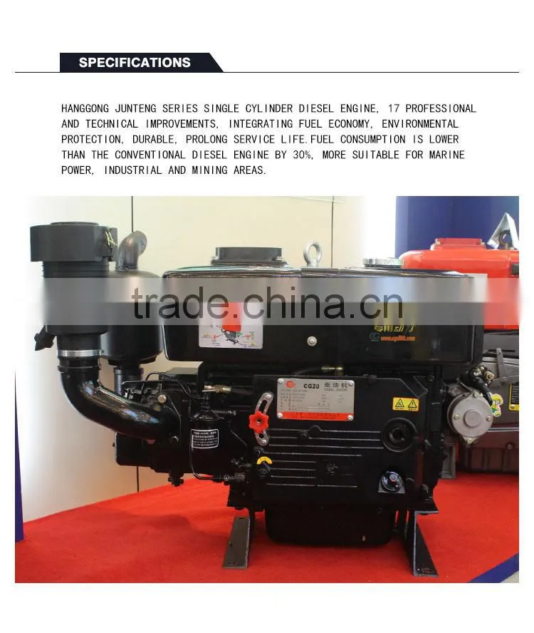 2015 hot sale small diesel engine Water-cooled Diesel Engine ZS1125