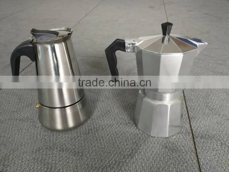 2017 Stailess Steel 6 cups Moka Espresso Latte Percolator Stove Top Coffee Maker Pot Fashionable Coffee Maker