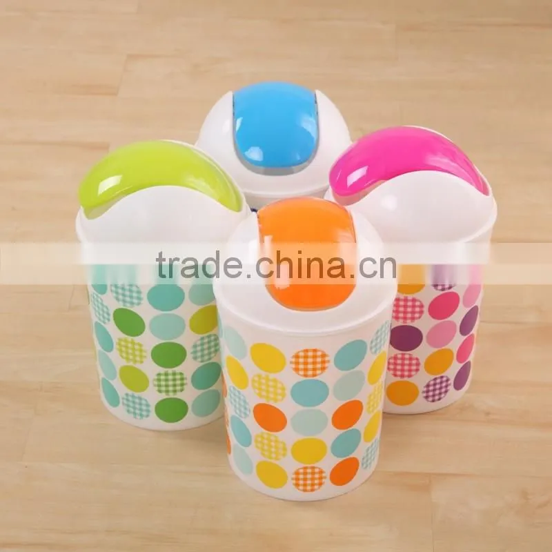 Household Office Used Plastic Waste Bin