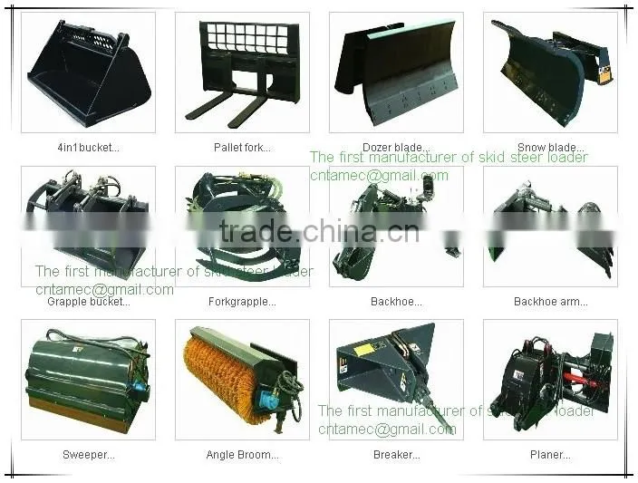 attachment for skid steer loader,snow blower