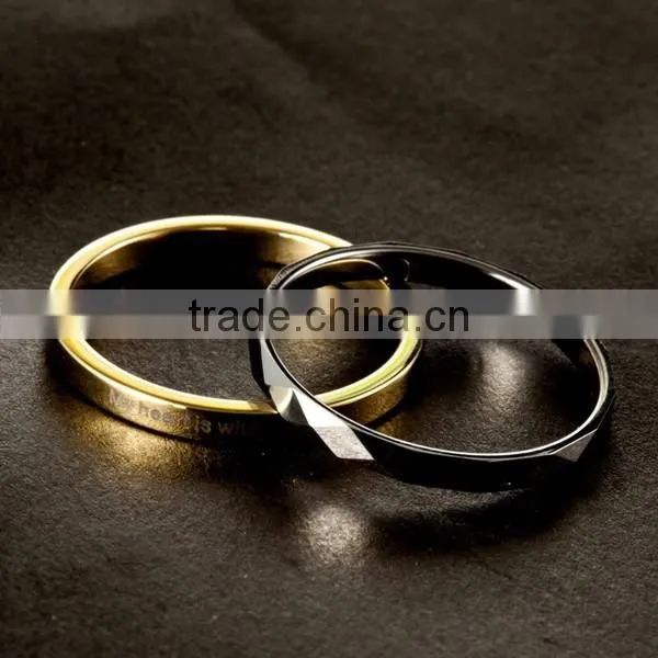OEM plated tungsten carbide ring