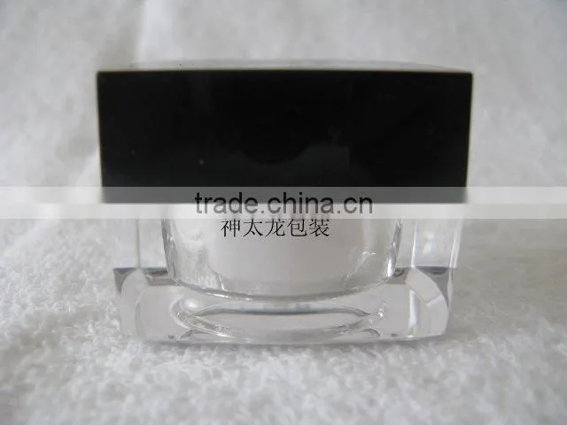 Acrylic cream jar for skincare 12g