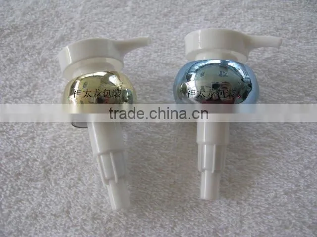 UV finish plastic lotion pump