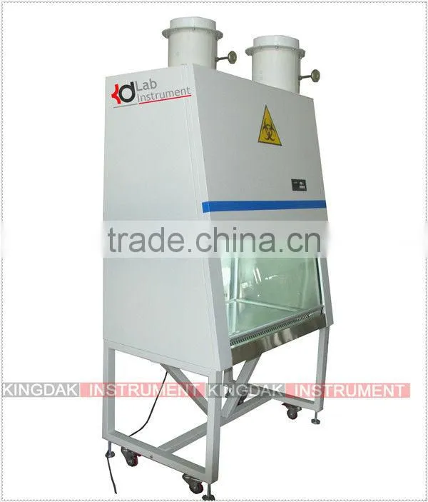 clean biological safety cabinet with alarm