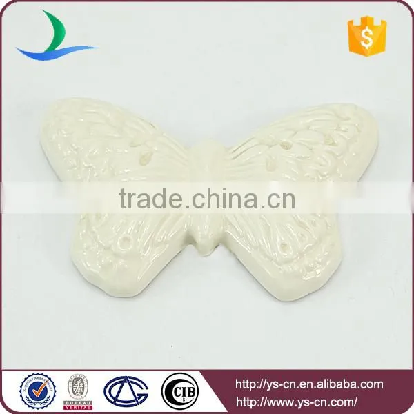 3pcs white butterfly decorations set for art