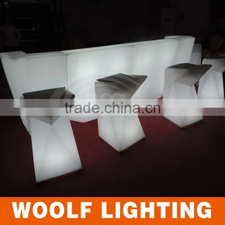 Fashion Hotel Bar Illuminated LED Patio Furniture