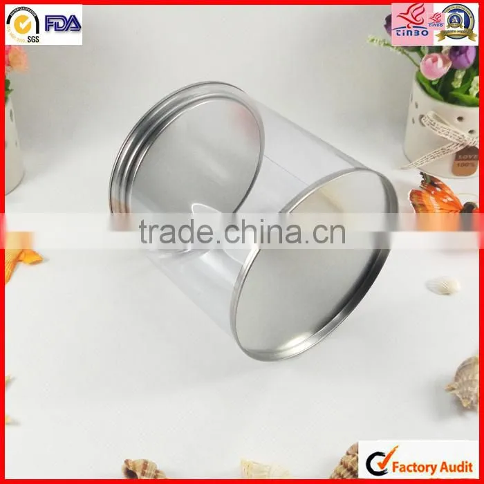 printing round clear plastic watch box