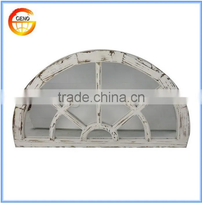 High quality fan shape wood mirror frame