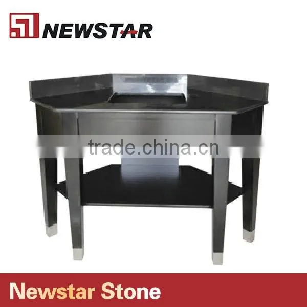 Wood vanity free standing Hotel vanity