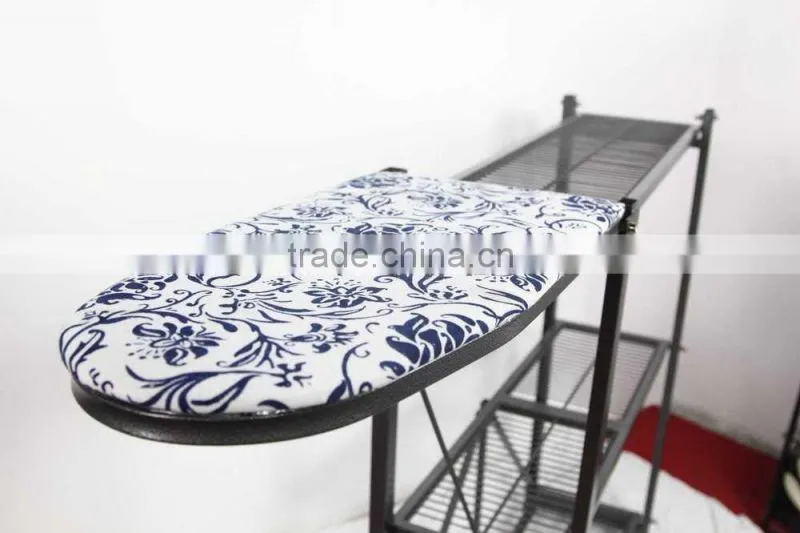 Vivinature metal storage shelf with mesh ironing board