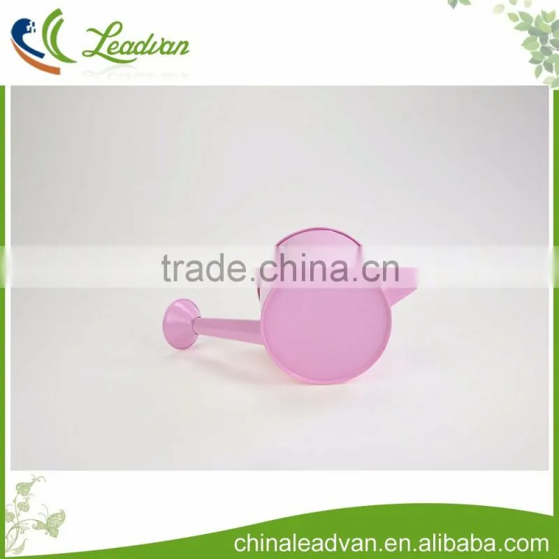 promotional cute decorative watering can with handle and long spout