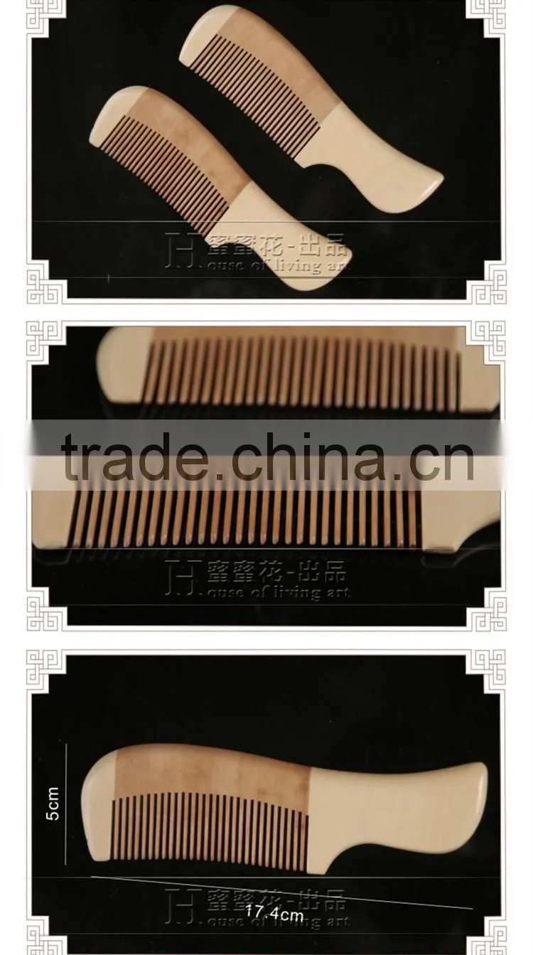 100%Nature Peach Wooden Combs