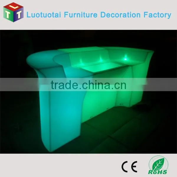 led fashion light bar/coffee table illuminated led bar counter