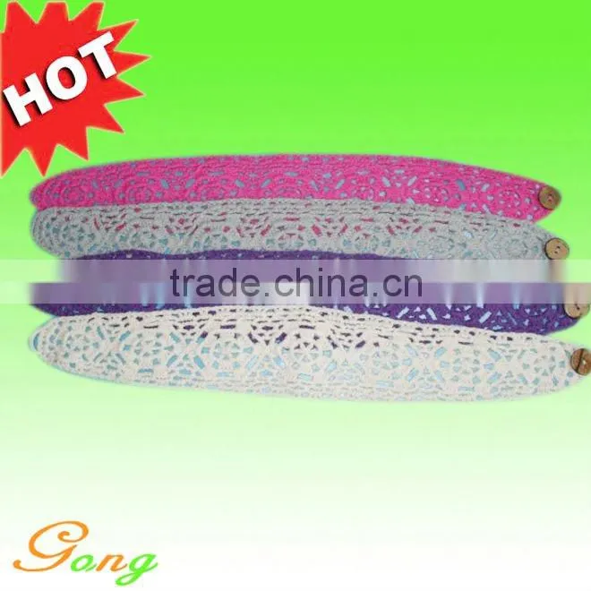 Cotton knitted headband pattern Elastic hair band