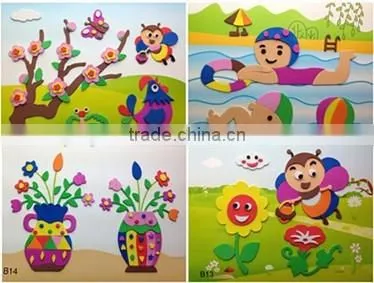 Kids educational toys eva puzzle