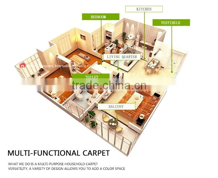 custom New design non slip washable area rugs tufted floor patchwork carpet