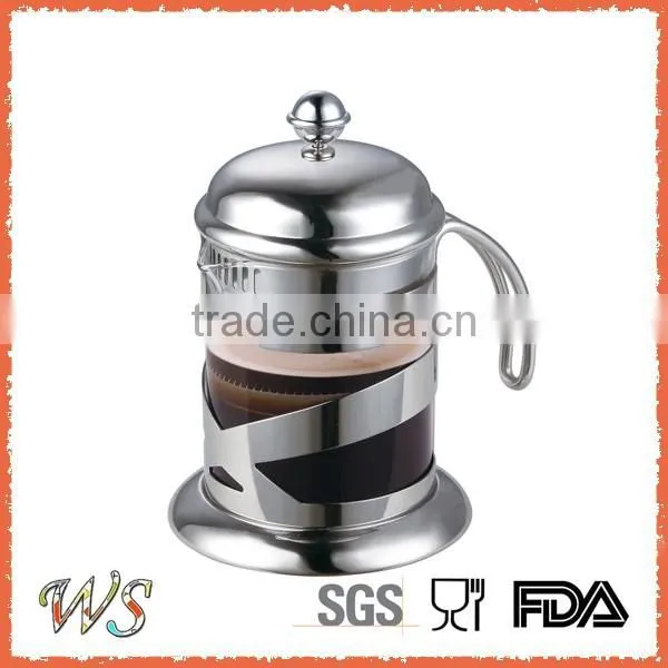 WSCHJML021glass stainless steel french press coffee maker