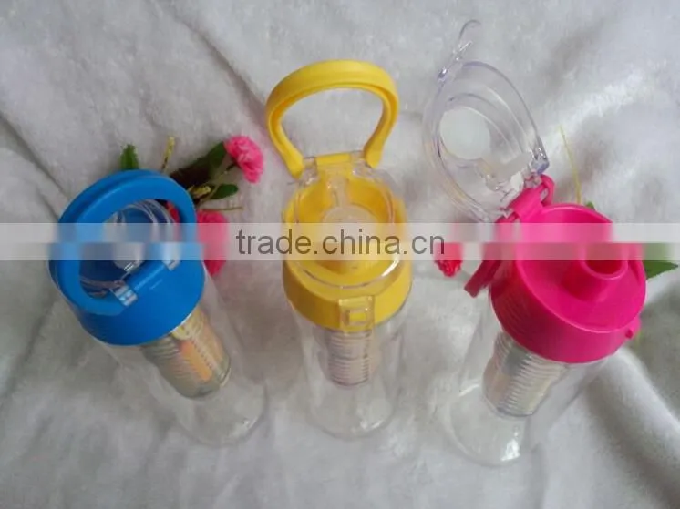 Cheap custom logo fruit infusion sports water bottle factory directly