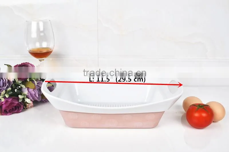 11.5" Square ceramic baking dish