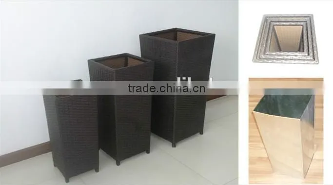 2015 Hot-selling Cheap rattan flower pot