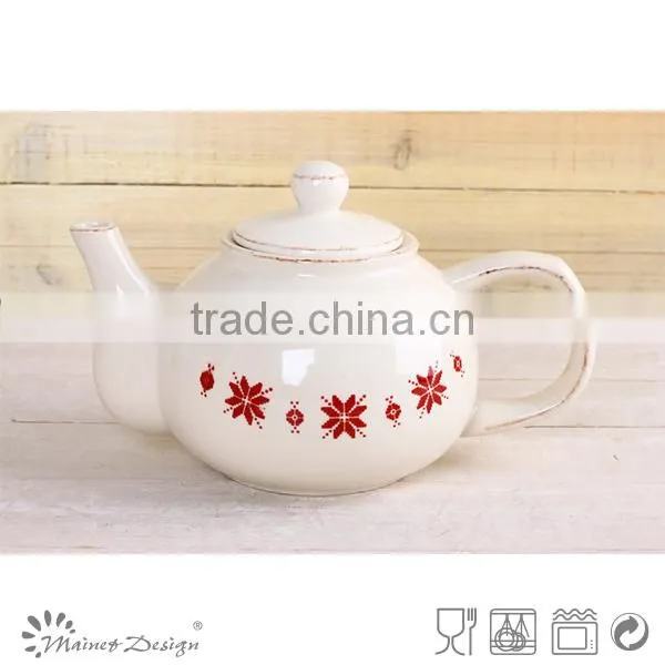 Good quality porcelain teapot, ceramic teapot for hotel, modern ceramic teapot