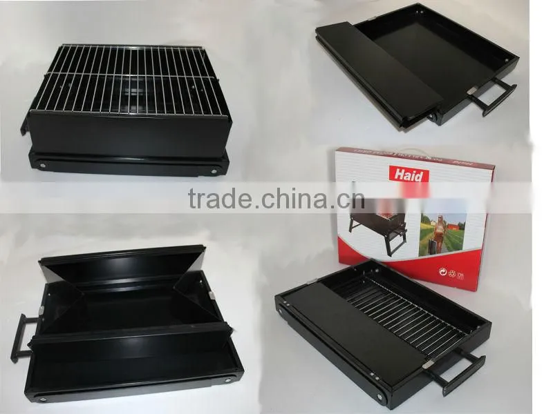 folding charcoal grill for 6 people, camping tool ,outdoor BBQ grill