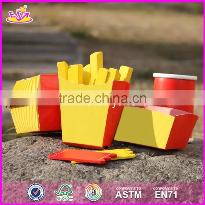 2017 New design toddlers pretend toys wooden play food W10B186