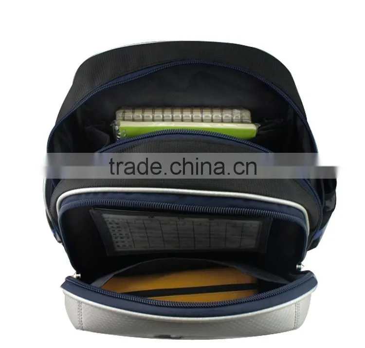 2015 Newest design fashion kids trolley school bag with PU leather