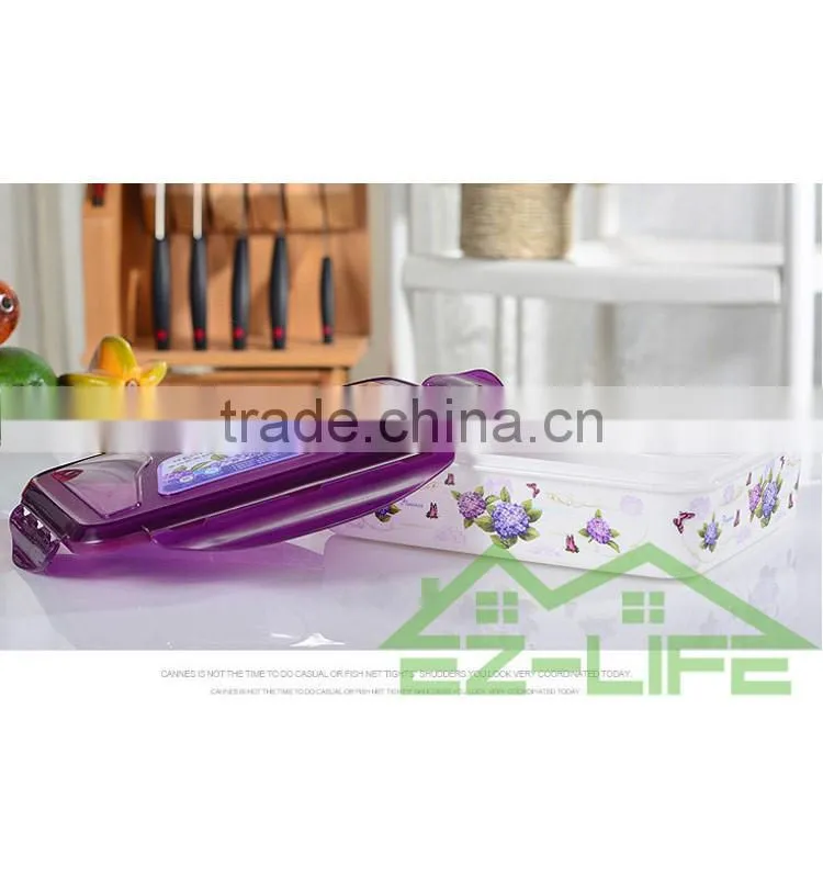 Nice BPA free microwave safe big plastic lunch box set for girls and women
