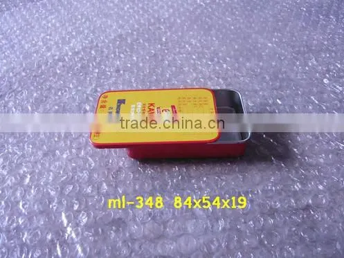 Accept customized slide tin box for mint