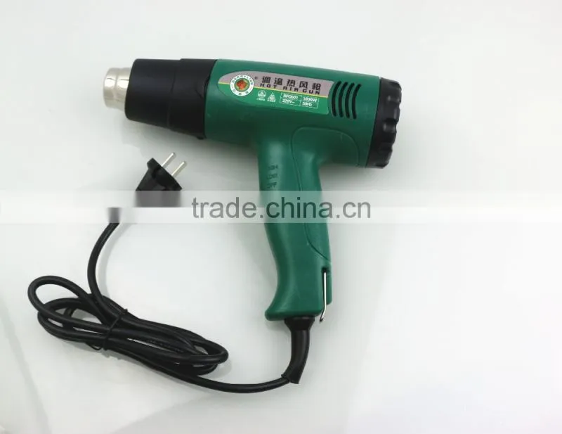 1600W hot gun for wrapping car temperature with good price